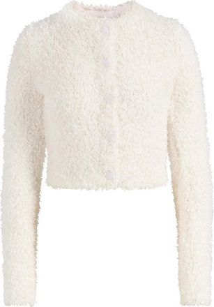Elisabetta Franchi Maglia Tricot - Dames - Vesten - Wit - L - Truien & Vesten