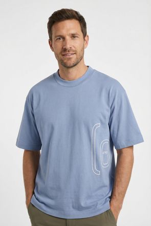 F.lli Campagnolo Oversize-Shirt CMP, Herren, Gr. XXL, copen blau, Obermaterial: 100% Baumwolle, Shirts Oversize-Shirt, Oversize-Schnitt, sportlicher Stil, f&uuml;r Sport- u