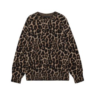 Anine Bing Round-neck Knitwear, female, Multicolor, L, Sydney Crew Jumper