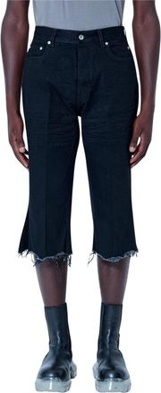 Rick Owens Bolan Cutoffs Jeans - Heren - Jeans - Zwart - Maat: W32 Katoen