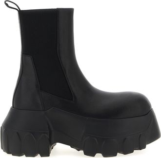 Rick Owens Beatle Mega Tractor Ankle Boots