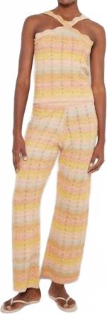 Lisa Todd Dream Summerscape Halter Top In Yellow