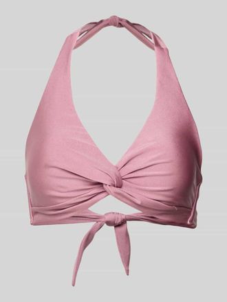 Barts Bikini-Oberteil mit Knotendetail Modell Isla in Mauve, Gr&ouml;&szlig;e 38