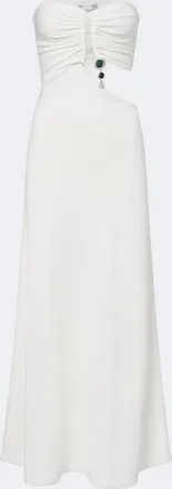 CHRISTOPHER ESBER Vestido largo de jersey adornado