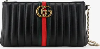 Gucci Pouch GG Marmont con cinturino - GUCCI - gender_Woman