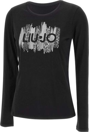 Liu Jo Mujer, Camisetas, Negro, Talla: XS