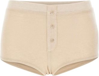 Entire studios Booty Shorts - Dames - Bermuda - Beige - S - Wol - Korte Broeken