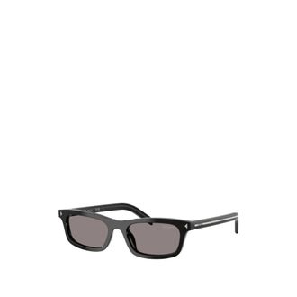 Prada Sunglasses, female, Black, Size: 52 MM D-frame Sunglasses