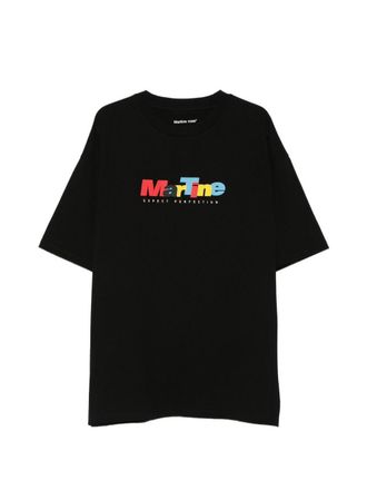 Martine Rose Mens T-Shirt Black Cotton T-Shirts And Polos