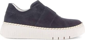 Gabor Womens 83.242 Retro Slip-On Sneaker In Dark Blue