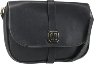 Dior Pre-owned Cross Body Bags, female, Black, Size: ONE SIZE Pre-owned Vintage Shoulder Bag