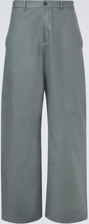 Acne Studios Cotton satin wide-leg pants
