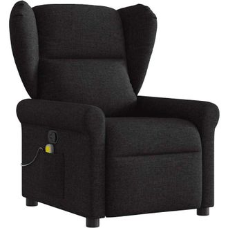 vidaXL Vidaxl - Sill&oacute;n Reclinable De Masaje De Tela Negro