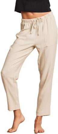 Barefoot Dreams Malibu Collection Tapered Lounge Pants in Bisque at Nordstrom Rack, Size X-Large