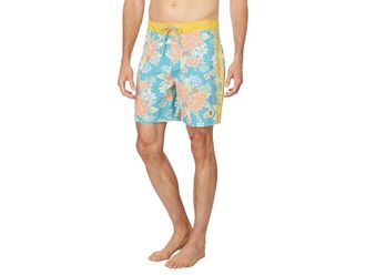 Hurley Phntm Naturals Tailgate 18 Mens Swimwear Tahitian Teal : 34, Cotton/Spandex