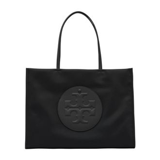 Tory Burch Tory Burch, Tote Bags, female, Black, Size: ONE SIZE Ella Tote Bag