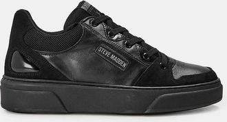 Steve Madden Mens Kingpin Low Top Lace-Up Sneakers - Black - Size: 6 39