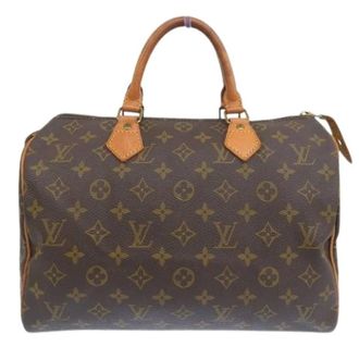 Louis Vuitton Pre-owned Handbags, female, Brown, Size: ONE SIZE Pre-owned Vintage Handbag