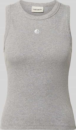 Carhartt Work in Progress Tanktop in Ripp-Optik Modell Philips in Mittelgrau Melange, Gr&ouml;&szlig;e XS