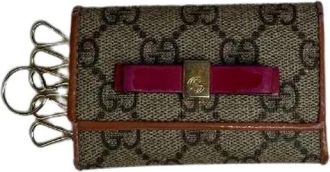 Gucci Pre-owned GG Blooms Vintage Sleutelhanger - Dames - Vintage Accessoires - Veelkleurig - ONE Size - Leer - Vintage