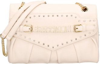 Braccialini Giselle Schoudertas - Dames - Tassen - Beige - Maat: ONE Size Leer