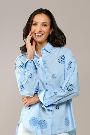 Mart Visser Caroline Tensen Notthingham Blouse Licht Blauw