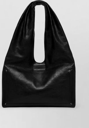 Maison Margiela medium leather tote bag double handle
