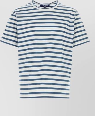 Junya Watanabe cotton t shirt crew neck striped