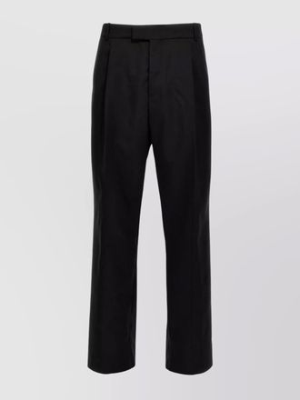 Alexander McQueen wool regular-fit straight-leg trousers