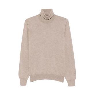 La Fileria Maglia in Lana Vergine - - Knitwear - Uomo - Beige - M
