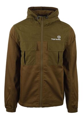Sergio Tacchini CALISTI HOODED JACKET DARK OLIVE