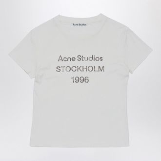 Acne Studios Logo T Shirt Off White