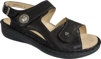 Finn Comfort Barbuda Sandal in Nero Vegas at Nordstrom, Size 10-10.5Us