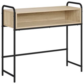 vidaXL Tavolo Consolle Rovere Sonoma 90 X 33 X 80,5 Cm Vidaxl