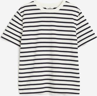 H&M T-Shirt aus Baumwolle - Blue