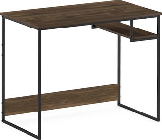 Furinno Moretti Modern Lifestyle Study Desk, 35, Columbia Walnut