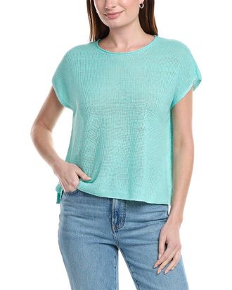 Eileen Fisher Linen Boxy Top