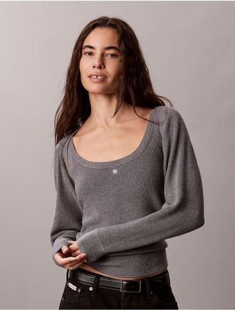 Calvin Klein Jeans Calvin Klein Womens 2-In-1 Cardigan Tank Set - Grey - XL