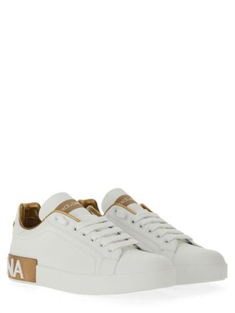 Dolce & Gabbana Portofino Sneakers - Gold
