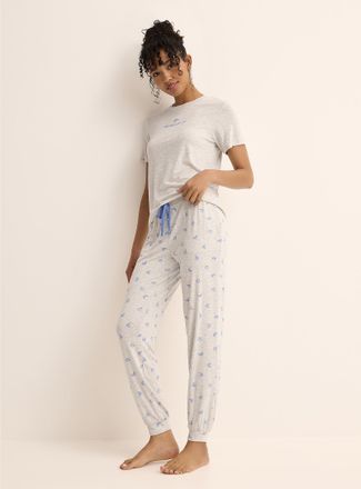 Twik Womens Adorable patterned soft pyjama joggers