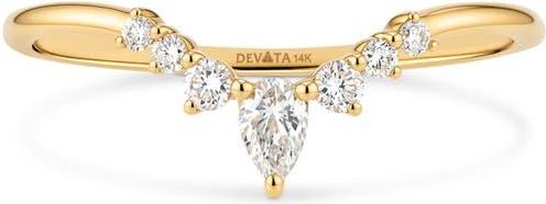 Tiara Lab Grown Diamond Ring in 14K Gold in Yellow Gold at Nordstrom, Size 6