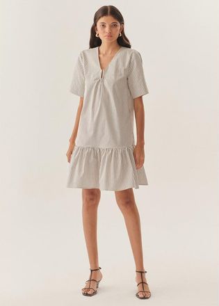 Exquise Jane Mini Dress in Black-White at Nordstrom, Size Xx-Large