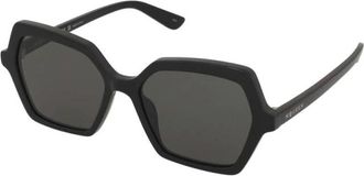 Alexander McQueen Zonnebril - unisex - Zonnebrillen - Zwart - 54 MM - Accessoires