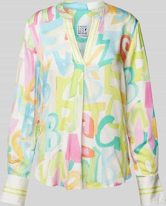 Emily van den Bergh Regular Fit Tunika mit Ballonärmeln in Weiss, Größe 38