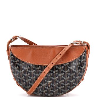 Goyard Hirondelle Shoulder Bag Coated Canvas and Leather