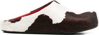 Marni Cow-print Mules