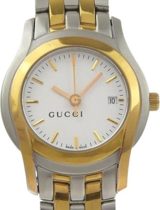 Gucci Pre-owned Watches, female, Multicolor, Size: ONE SIZE Pre-owned 5500L Wristwatch