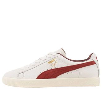 Puma Clyde Made in Italy White Intense Red 398509-02