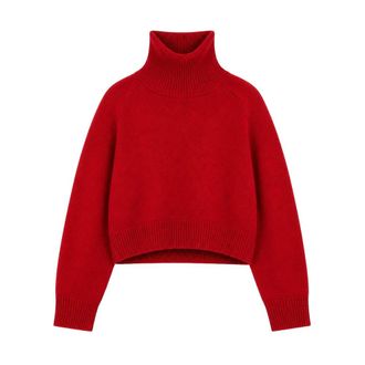 Vanessa Bruno Turtlenecks - Knitwear - Mujer - Rojo - M