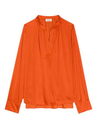 Zadig&Voltaire Tink satin blouse - Orange